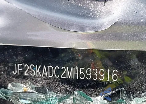 2021 Subaru Forester z USA, uszkodzony, nr VIN JF2SKADC2MH593916